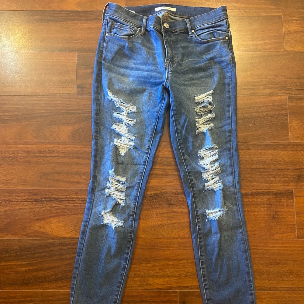 Pacsun destroyed jeggings.
